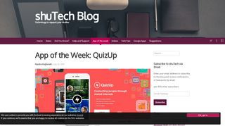 
                            12. App of the Week: QuizUp - shuTech Blog - SHU Blogs