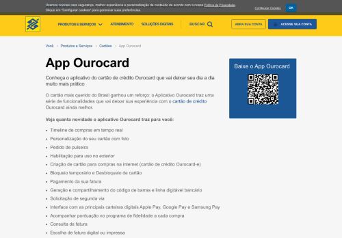 
                            2. App Ourocard - Você | Banco do Brasil