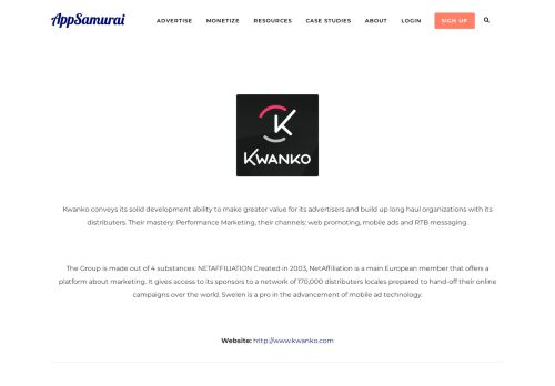 
                            11. App Samurai | kwanko