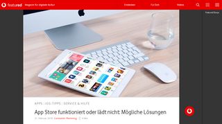 
                            13. App Store funktioniert oder lädt nicht: Mögliche Lösungen - Vodafone