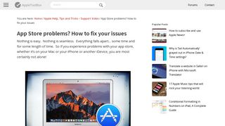 
                            3. App Store problems? How to fix your issues - AppleToolBox