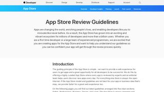 
                            8. App Store Review Guidelines - Apple Developer