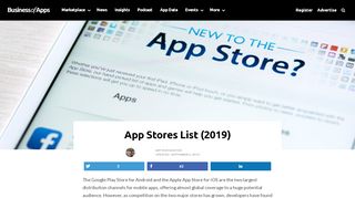 
                            6. App Stores List 2018 - Business of Apps