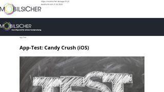 
                            9. App-Test: Candy Crush (iOS) - mobilsicher.de