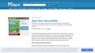 
                            10. App-Test: SecureSafe - PCtipp.ch