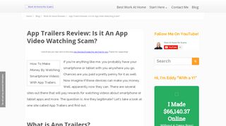 
                            11. App Trailers Review: Is it An App Video Watching Scam? - Work At ...