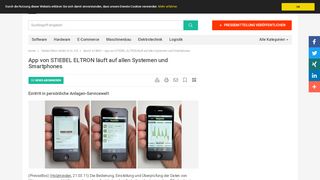 
                            5. App von STIEBEL ELTRON läuft auf allen Systemen und Smartphones ...