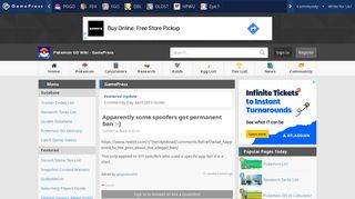 
                            8. Apparently some spoofers got permanent ban :-) | Pokemon GO Wiki ...