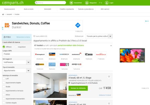 
                            12. Appartamento in affitto a Pratteln da 3 fino a 3.5 locali - comparis.ch