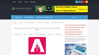 
                            11. Appbucks app review | $10 signup bonus | earn by ... - IncomePosts