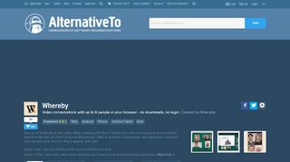 
                            12. appear.in Alternatives and Similar Software - AlternativeTo.net