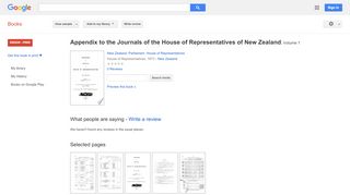 
                            13. Appendix to the Journals of the House of Representatives of New Zealand