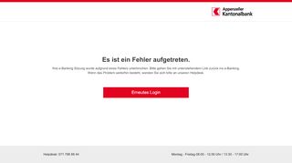 
                            11. Appenzeller Kantonalbank e-Banking