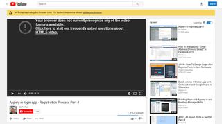 
                            10. Appery io login app - Registration Process Part 4 - YouTube