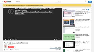 
                            11. Appery.io Login/Logout in offline mode - YouTube