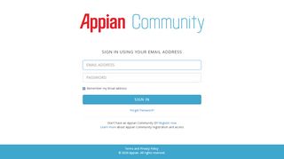 
                            1. Appian Community