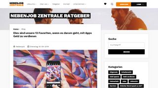 
                            5. Appinio: Geld verdienen mit Apps | NEBENJOB-ZENTRALE