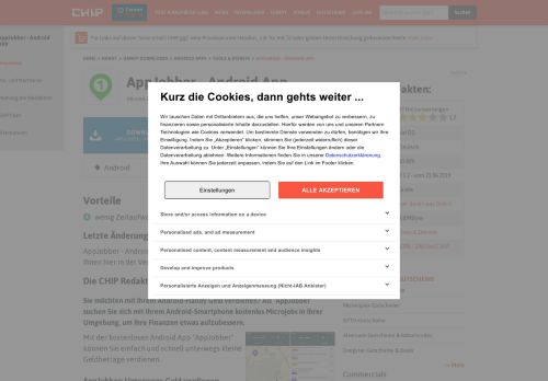 
                            6. AppJobber - Android App - Download - CHIP