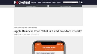 
                            13. Apple Business Chat: What is it and how does it work? - Pocket-lint