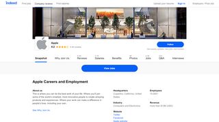 
                            8. Apple Careers and Employment | Indeed.com