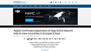 
                            5. Apple continues expansion of App Store Search Ads to new countries ...