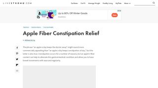 
                            11. Apple Fiber Constipation Relief | Livestrong.com