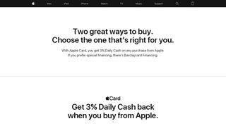 
                            2. Apple Financing with Barclaycard Credit Card - Apple
