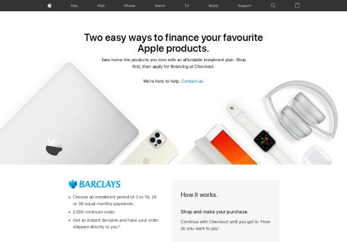 
                            3. Apple Financing with Barclays - Apple (UK)