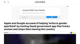 
                            8. Apple, Google criticised for Saudi Absher app that tracks ...