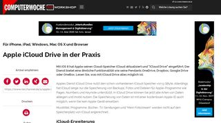 
                            10. Apple iCloud Drive in der Praxis - TecChannel