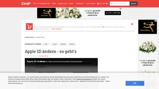 
                            11. Apple ID ändern - so geht's - CHIP