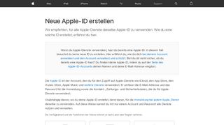 
                            8. Apple-ID erstellen - Apple Support