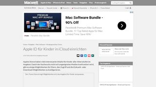 
                            12. Apple ID für Kinder in iCloud einrichten - Macwelt