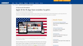
                            8. Apple-ID für US-App-Store erstellen - Connect