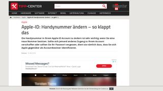 
                            5. Apple-ID Handynummer ändern – so geht`s | TippCenter