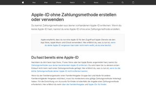 
                            11. Apple-ID ohne Zahlungsmethode erstellen oder verwenden - Apple ...