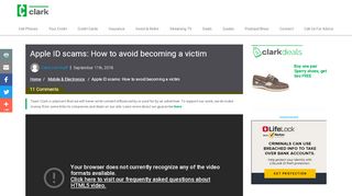 
                            9. Apple ID scams: How to avoid becoming a victim - Clark Howard