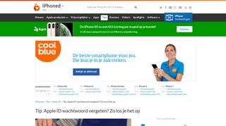 
                            11. Apple ID wachtwoord vergeten? Zo kun je hem herstellen - iPhoned
