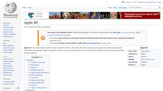 
                            10. Apple ID - Wikipedia