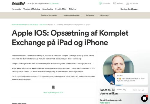 
                            5. Apple IOS: Opsætning af Komplet Exchange på iPad og iPhone ...