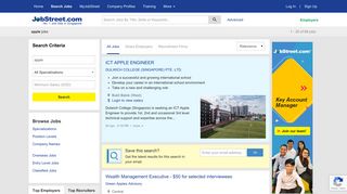 
                            4. Apple Jobs in Singapore, Job Vacancies | JobStreet.com.sg