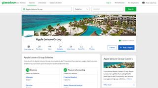 
                            13. Apple Leisure Group Employee Salaries | Glassdoor