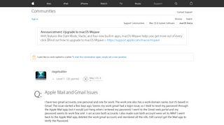 
                            7. Apple Mail and Gmail Issues - Apple Community