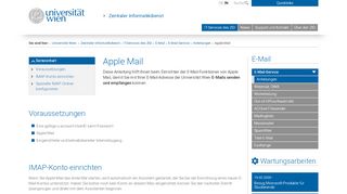 
                            10. Apple Mail - Zentraler Informatikdienst - Universität Wien