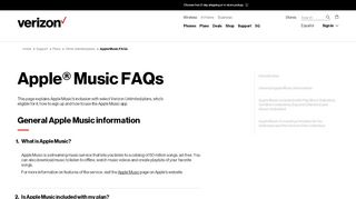 
                            7. Apple Music FAQs | Verizon Wireless