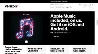 
                            9. Apple Music, Verizon Unlimited Plan Users Get 6 Free Months