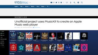 
                            13. Apple Music web player now available through unofficial website ...