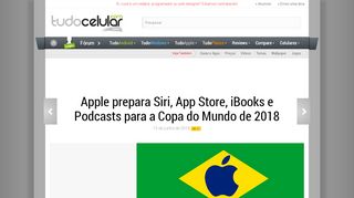 
                            12. Apple prepara Siri, App Store, iBooks e Podcasts para a Copa do ...