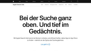 
                            1. Apple Search Ads (Deutschland)