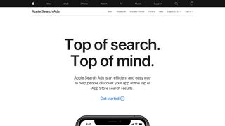 
                            8. Apple Search Ads